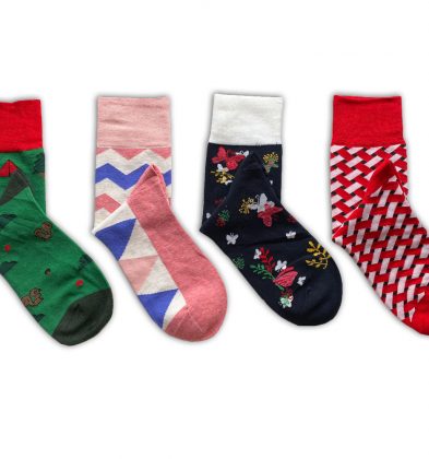 Set 4 șosete de damă Colorful V1 Set 4 șosete de damă Colorful V1