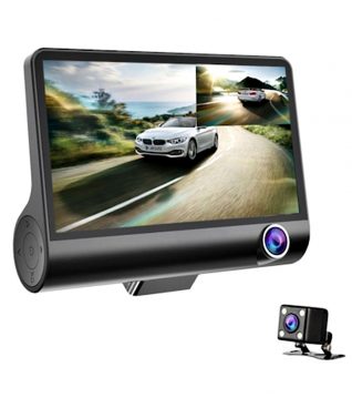 Cameră video auto tripla