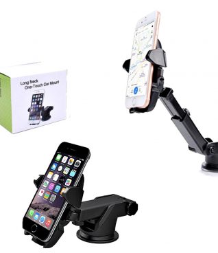 Suport auto pentru telefon IDL cu prindere tip ventuza pentru parbriz